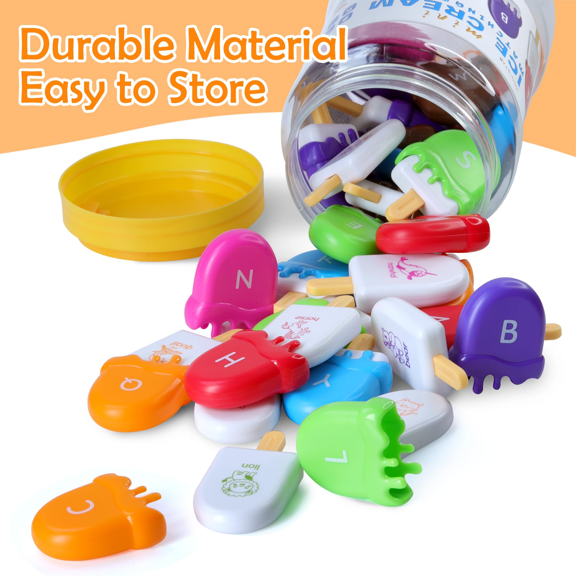 USATDD Montessori-inspired design supports independent play and early alphabet familiarity.