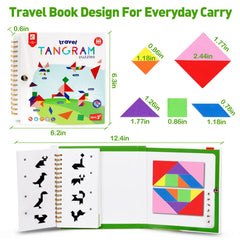 USATDD tangram on a road trip in a compact size for travel entertainment