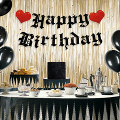 Ushinemi glitter cardstock catches light for a shimmering party vibe.