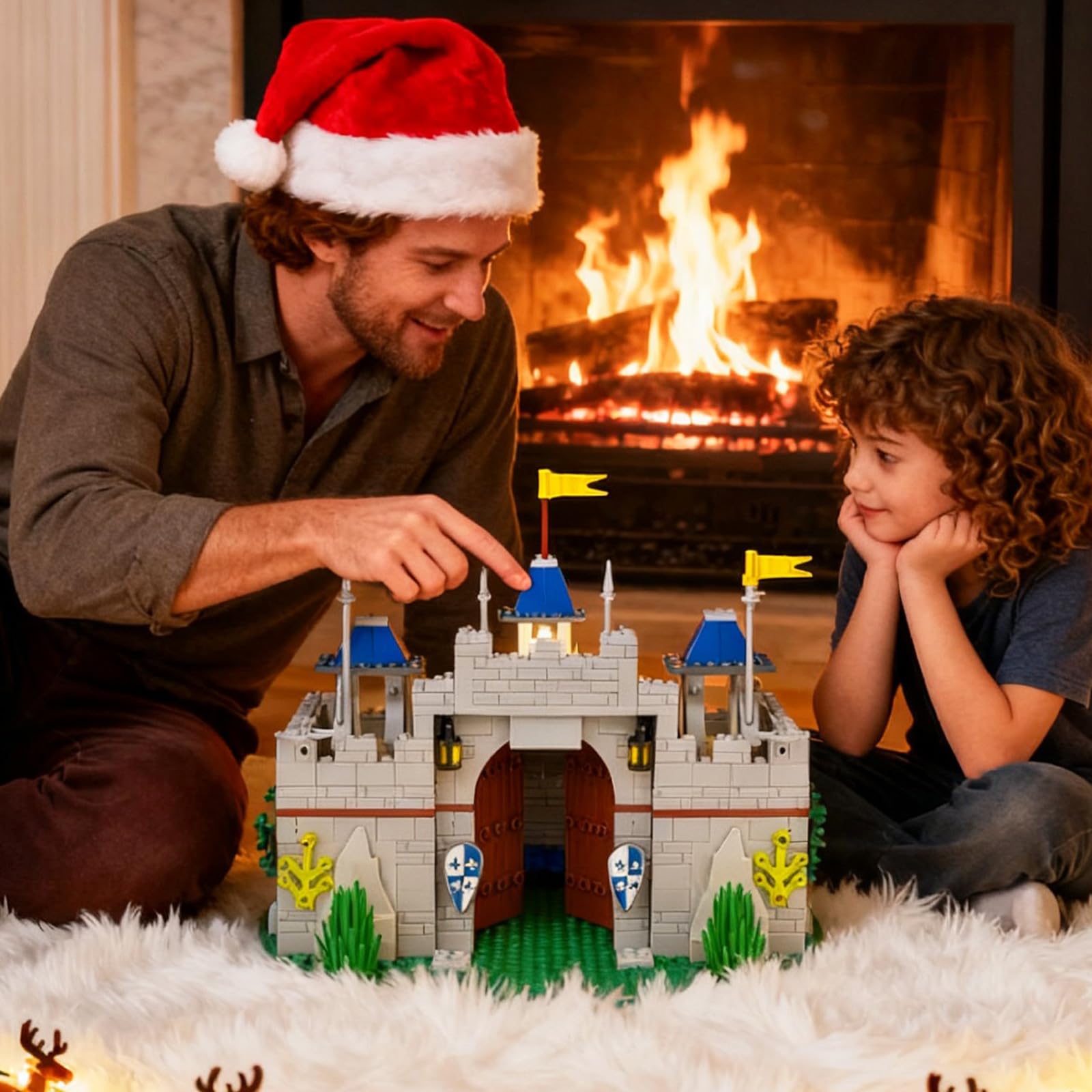 Usoway ABS material bricks, sturdy build for durable play
