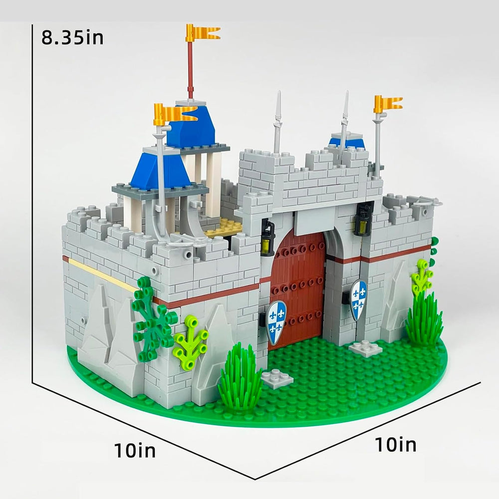 Usoway castle dimensions 10x10x8.35 inches for shelf display