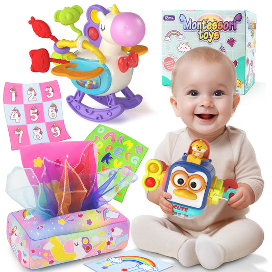 Usrela 3in1 learning toy set with varied play components for early learning