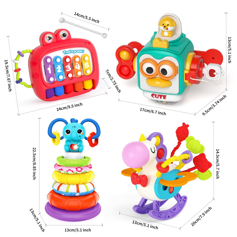 Usrela gift-ready baby toy set is ideal for 12-18 month olds.