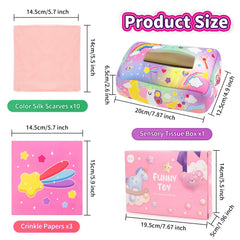 usrela tissue box toy unicorn theme offers charming visuals for engagement