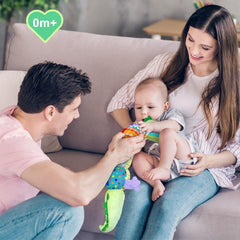 Ussybaby caterpillar crocodile toy nursery gift idea for newborns and infants.