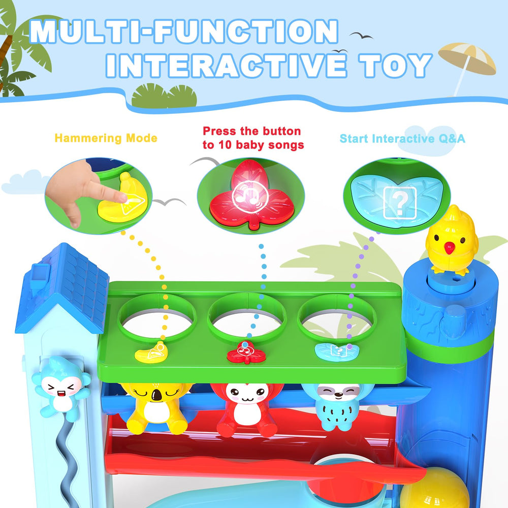Ussybaby koala-hammer-mode engages senses with responsive tapping and sounds