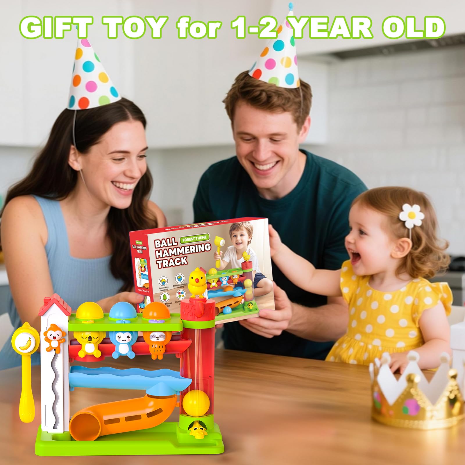 Ussybaby ideal birthday gift for 1-3 year olds encouraging active learning