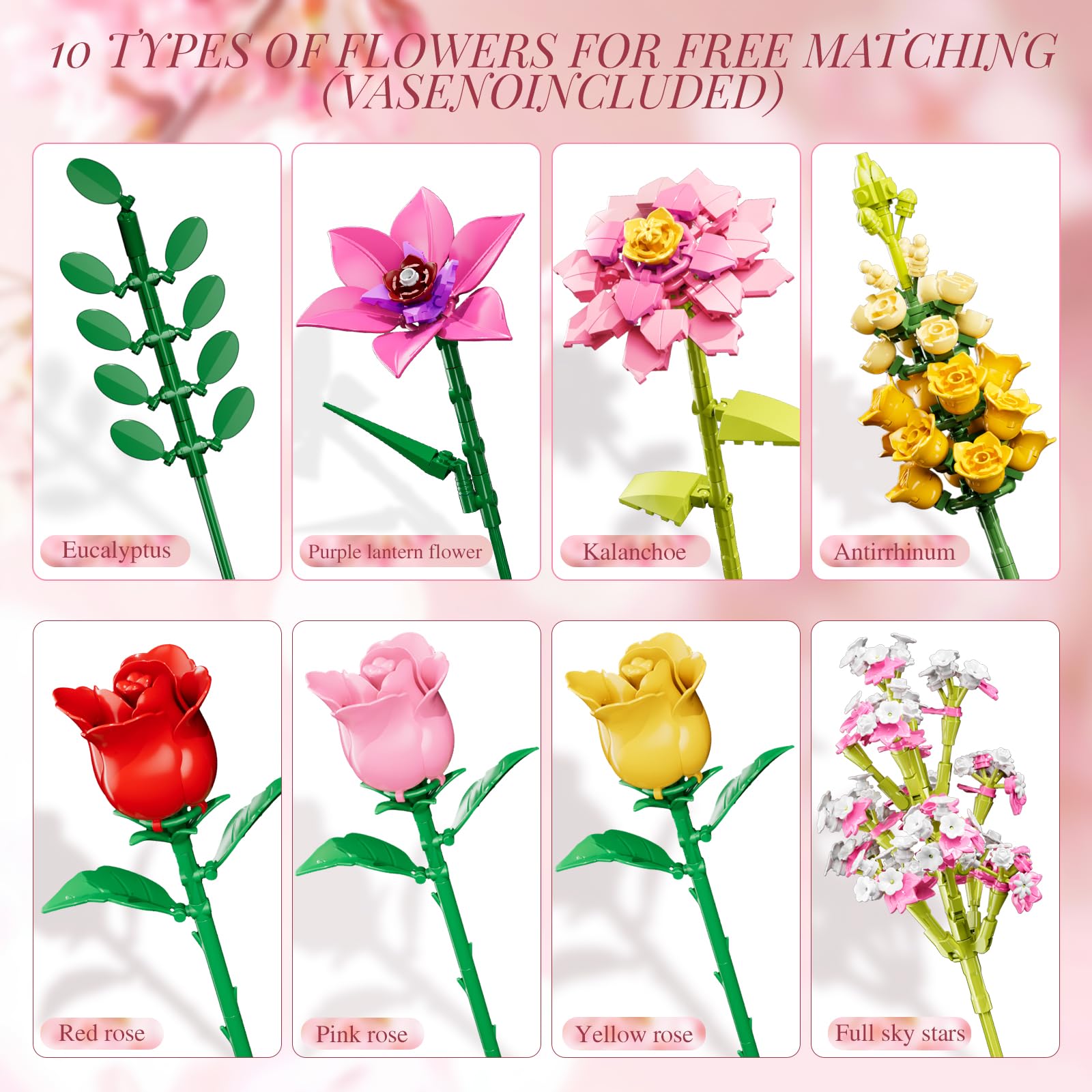 Utbttor botanical collection featuring kalanchoe flowers for natural accents.