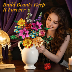 Utbttor elderflower bouquet highlighting delicate details for bright table decor.
