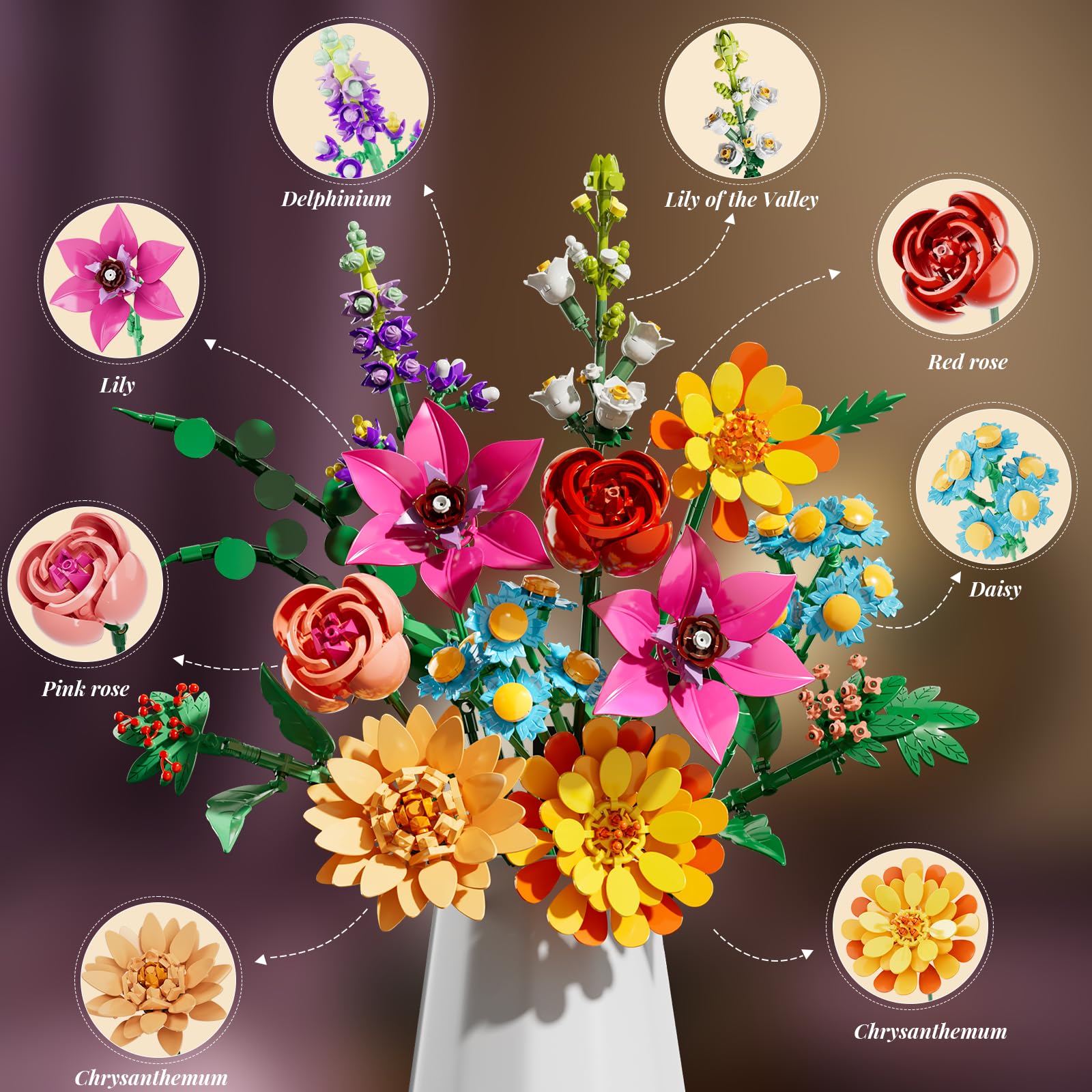Utbttor triteleia bouquet featuring vivid blooms for creative projects.