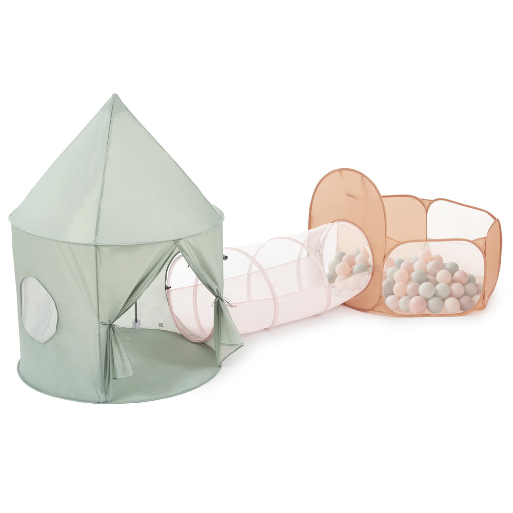 UTEX tear-resistant fabric close-up suggests durable, skin-friendly materials for active play.