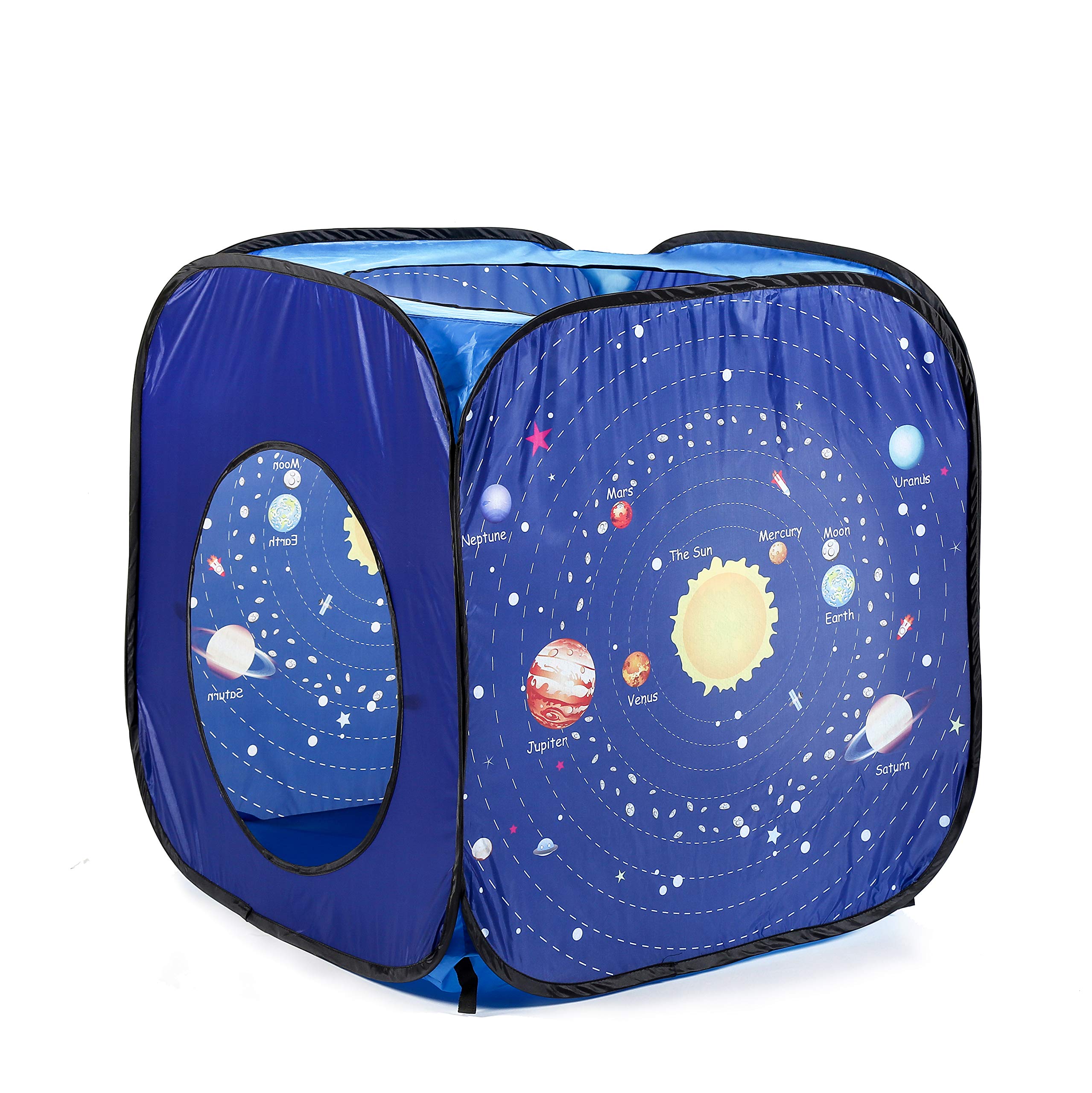 UTEX Space Astronaut pop-up tent solar system graphic sparks curiosity