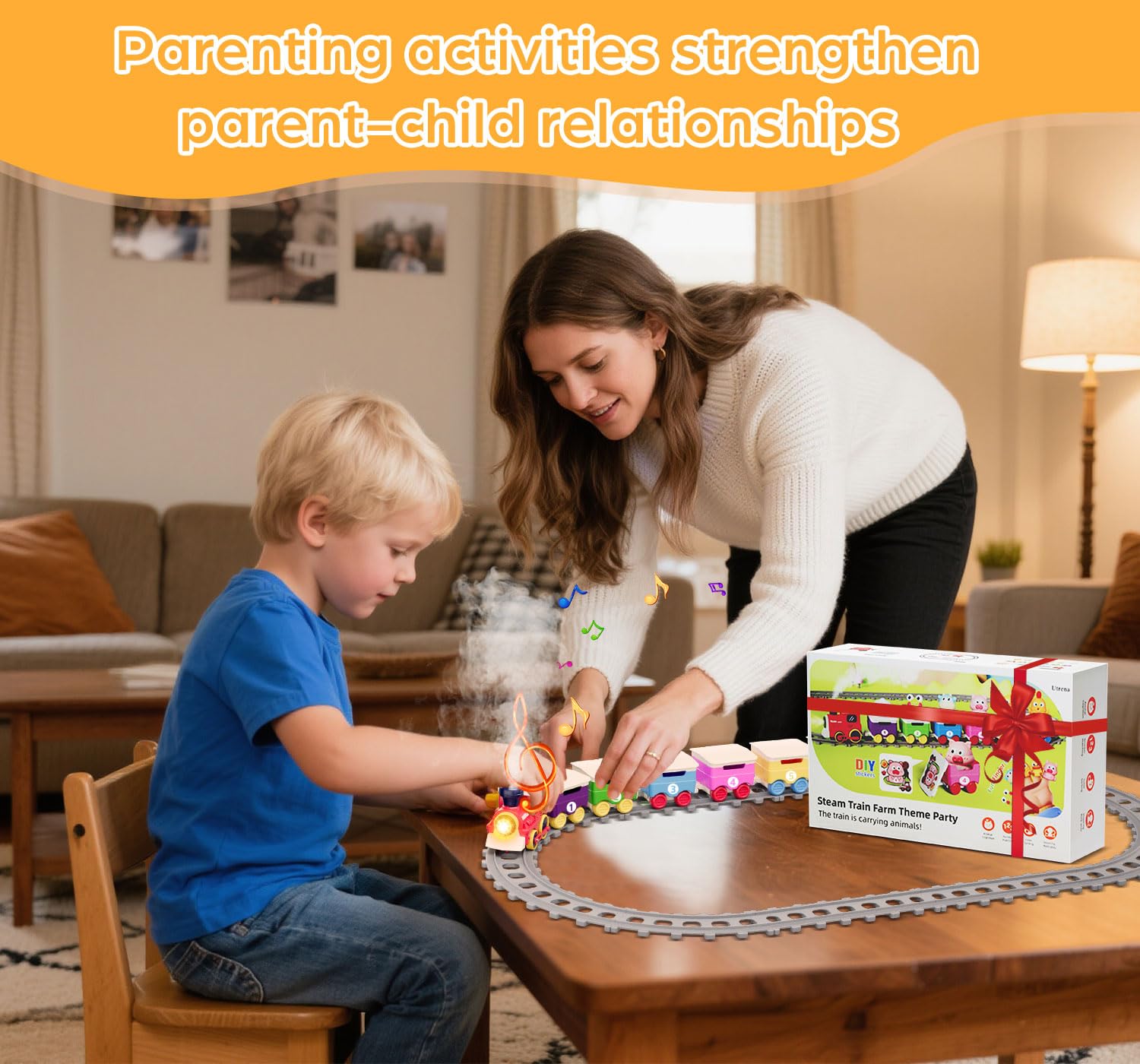 Utrena Durable design with smooth edges protects tiny hands during active play.