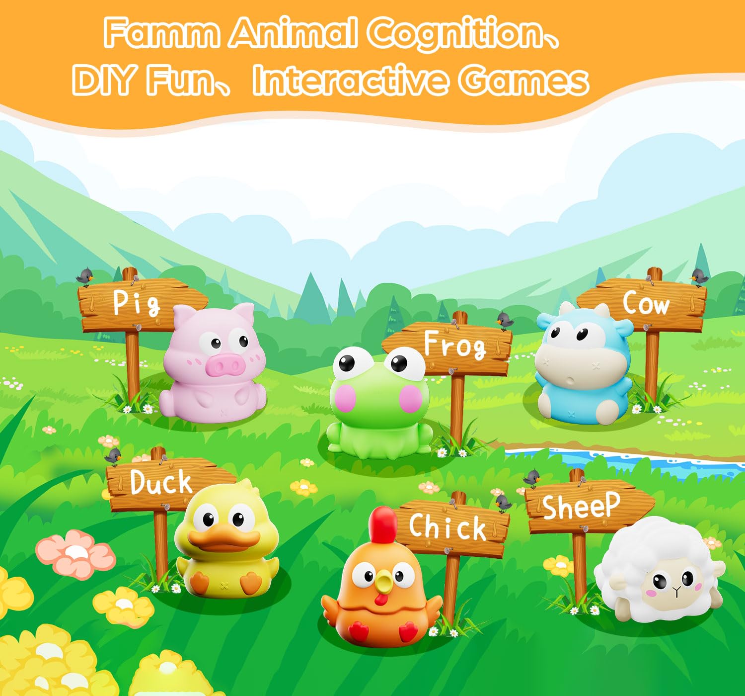 Utrena Farm Animal Finger Puppets on the train spark imaginative storytelling and vocabulary growth.
