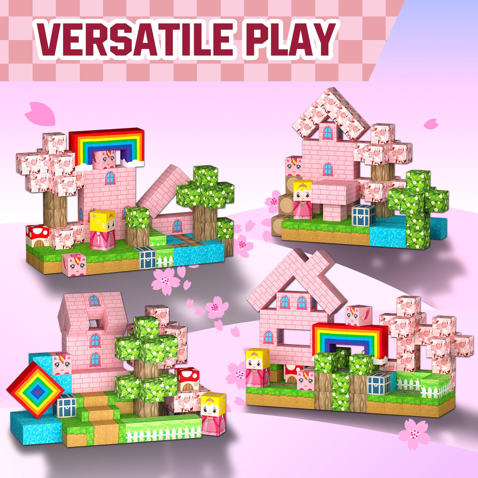 Uucoco magnetic blocks safe and durable design for confident, long-lasting play.
