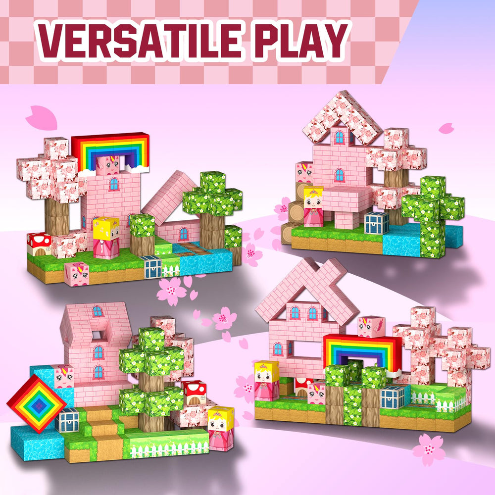 Uucoco magnetic blocks safe and durable design for confident, long-lasting play.