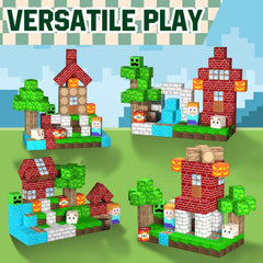 Uucoco safe durable magnetic blocks with smooth edges for worry-free play