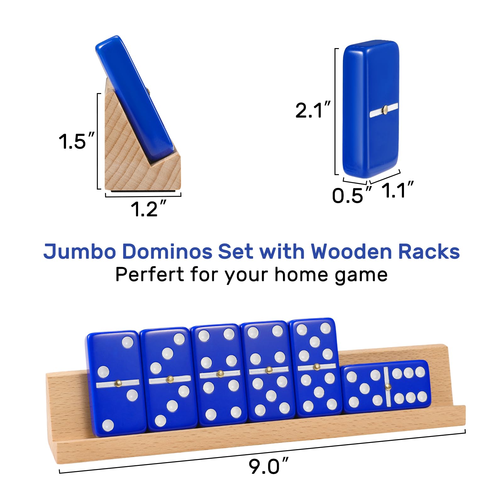 uvcany Jumbo Dominos travel setup ready for camping or hotels.