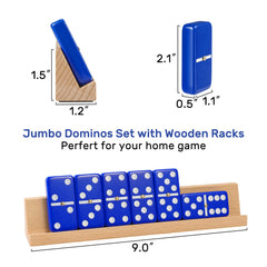 uvcany Jumbo Dominos travel setup ready for camping or hotels.