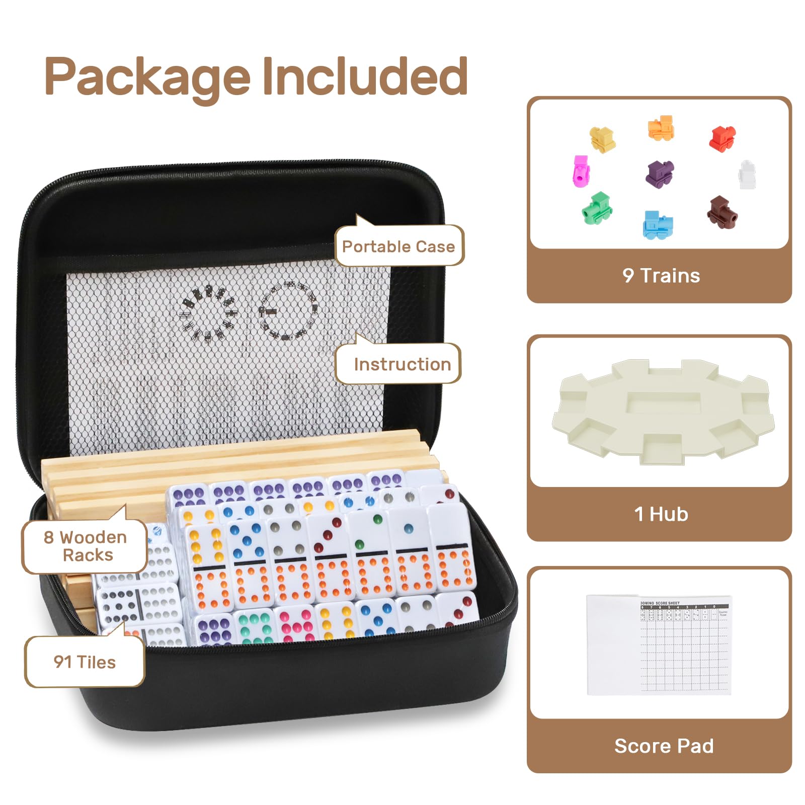 uvcany portable zippered case keeps all pieces organized