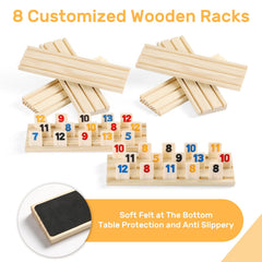 uvcany Rummy Cube includes a die and instructions for easy setup.