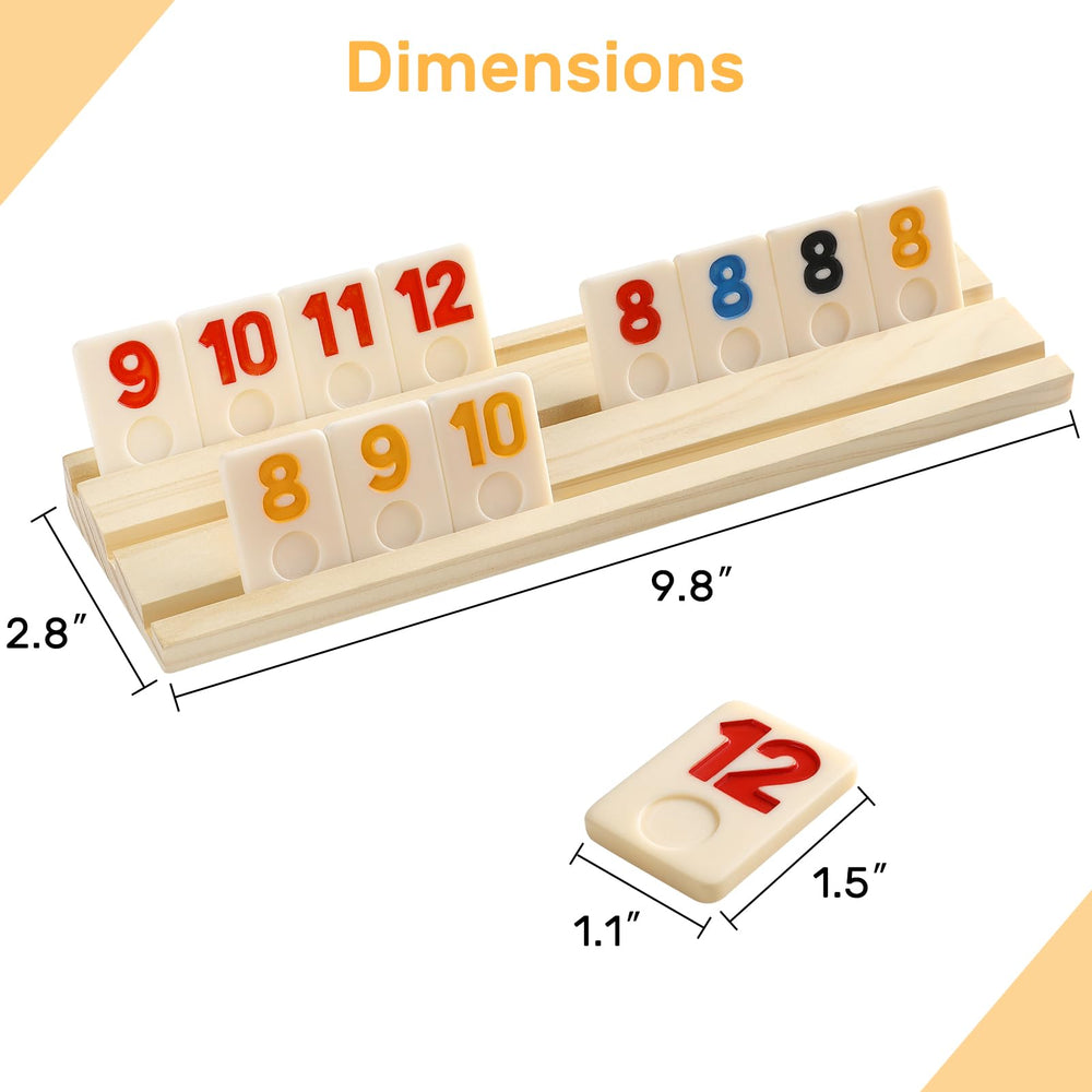 uvcany Rummy Cube ideal for family game nights with kids and adults.