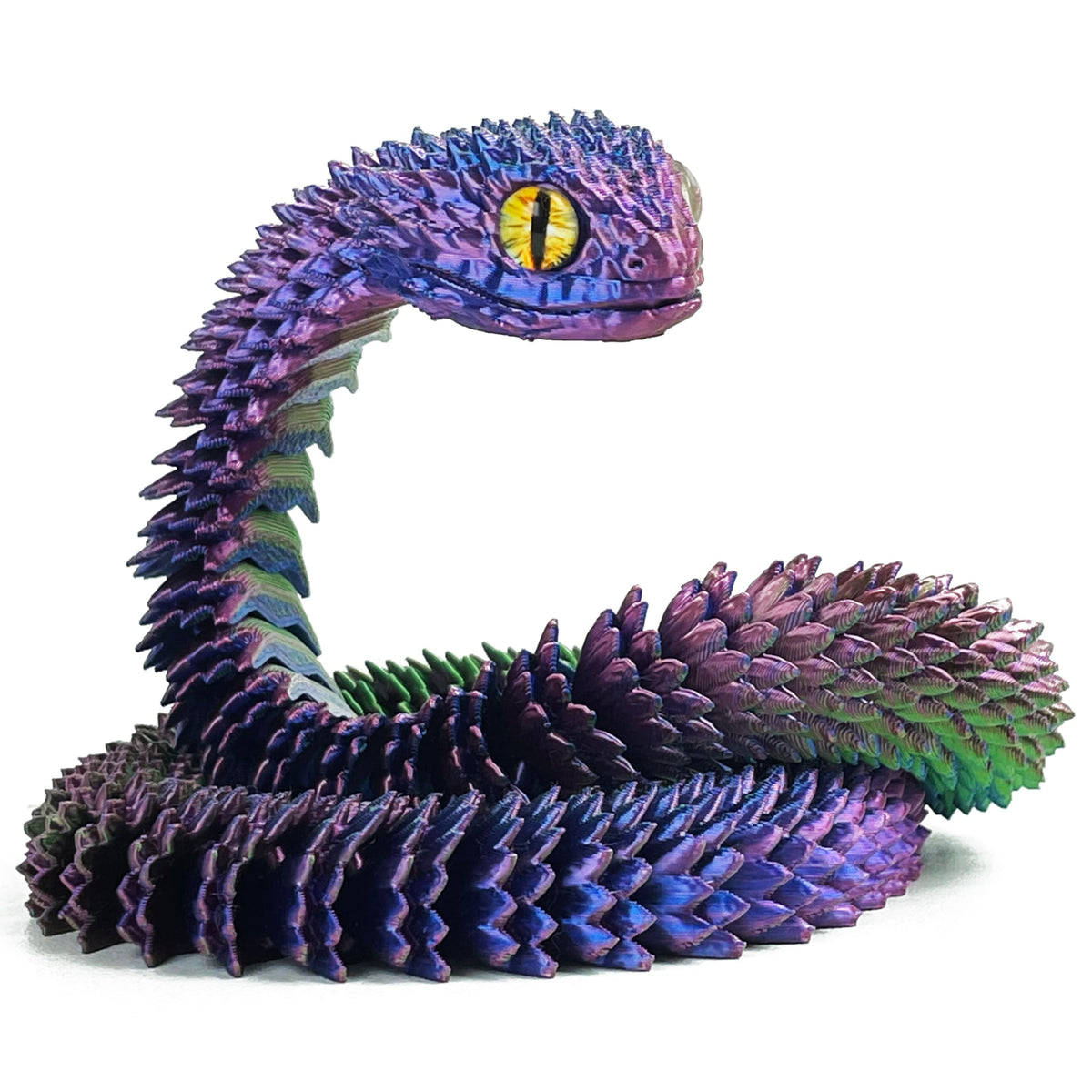 UXBSTM 24in snake toy with flexible joints for dynamic posing and tactile play.