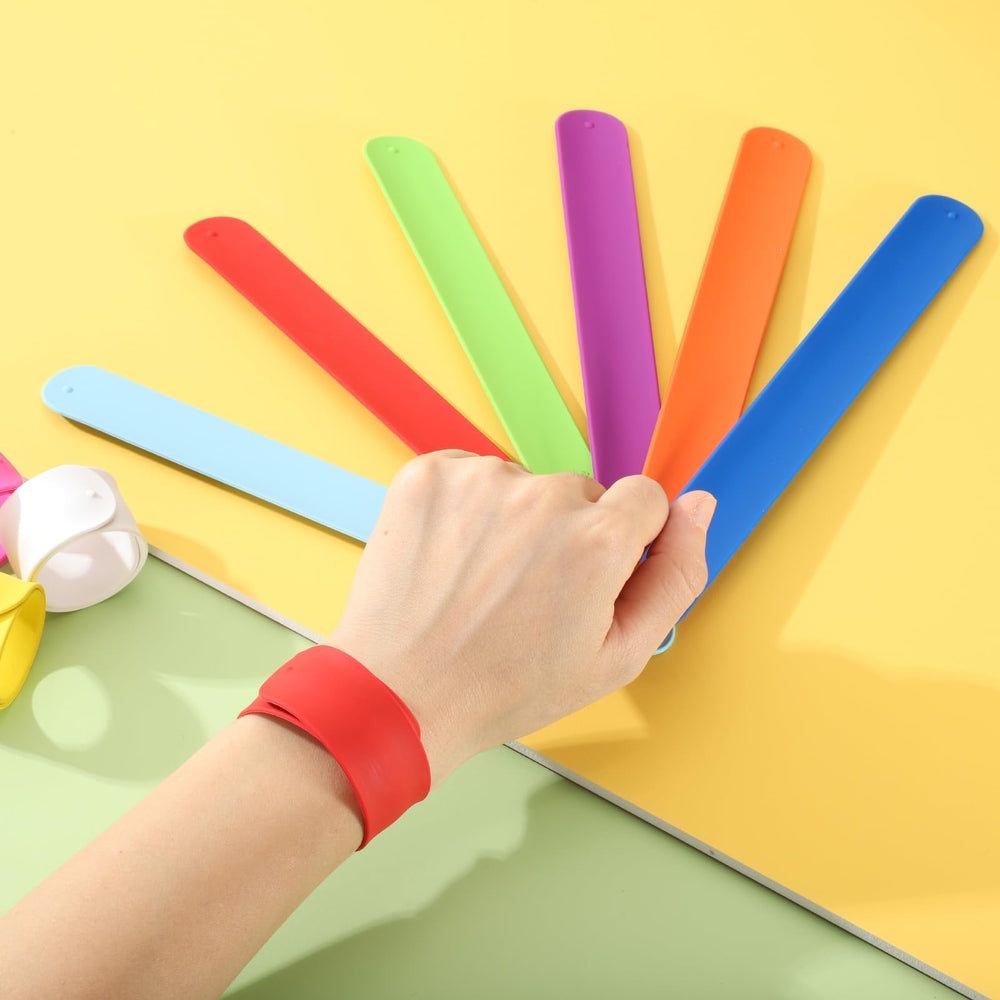 uxcell silicone slap bracelet purple packaging display highlights party favor potential