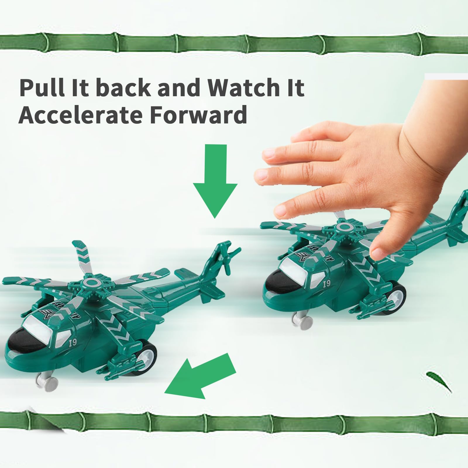 UXRPTU jet toy airplane with realistic details for pretend flight