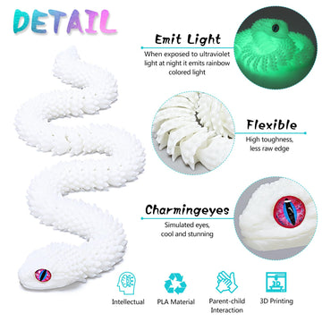 uyrzwek Easter basket stuffer snake toy for kids