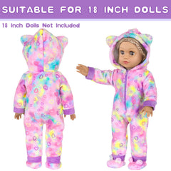 UZIDBTO eye mask for 18-inch dolls, perfect for pretend sleepover routines