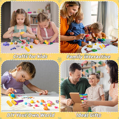 Bright color palette for vibrant, eye-catching craft pieces.