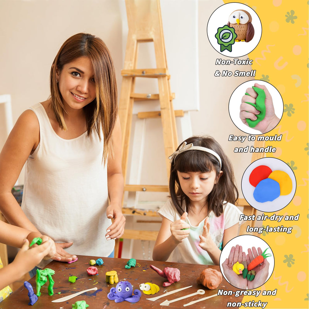Soft rollers from the kit help create smooth, even surfaces.