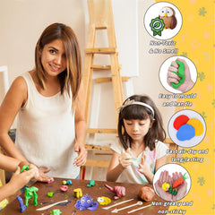 Soft rollers from the kit help create smooth, even surfaces.