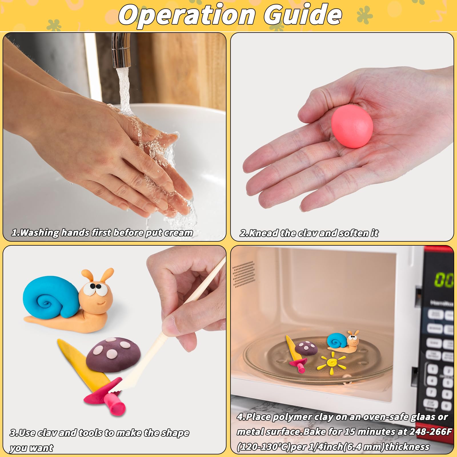 UZLU non-toxic soft clay colors for safe creative play.