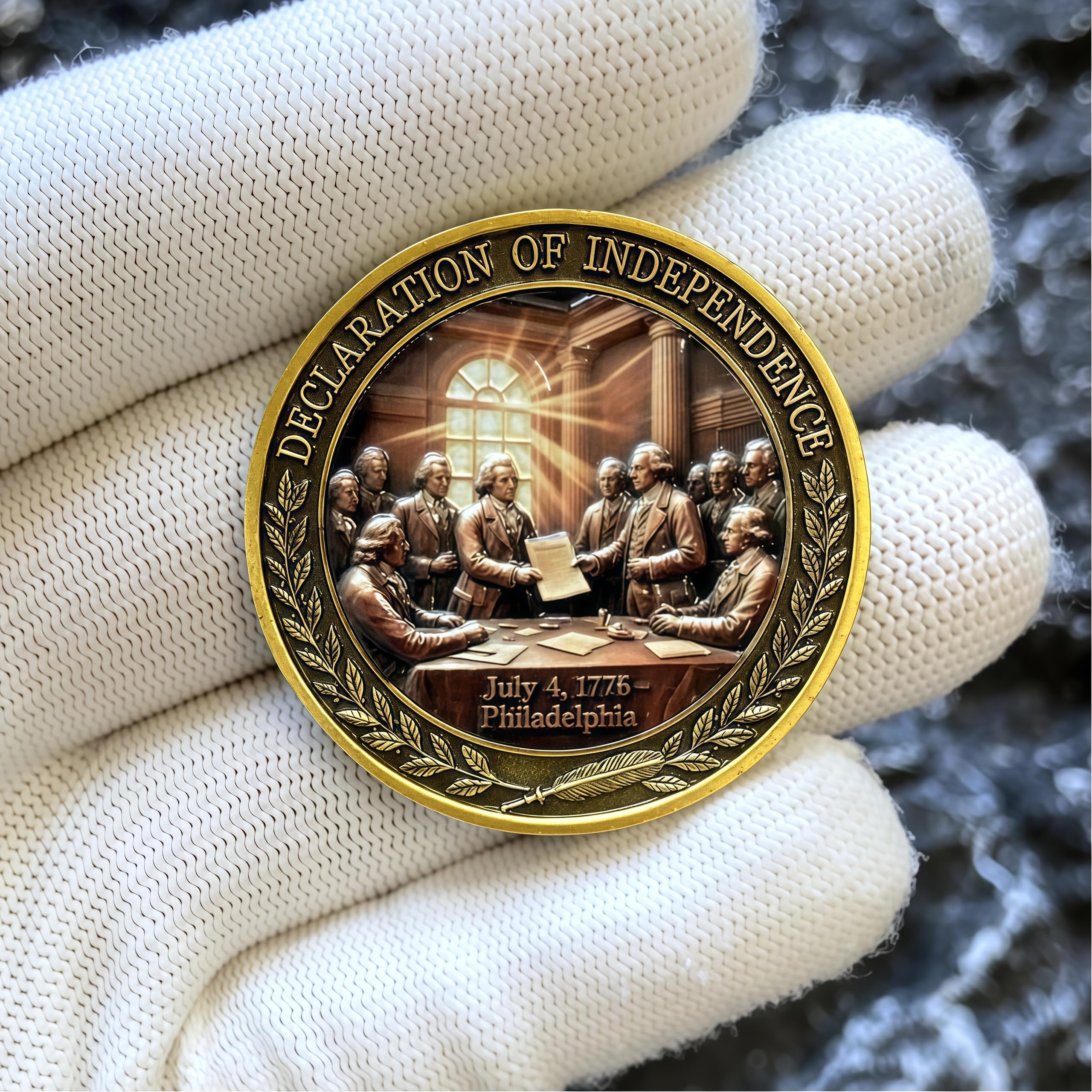 UZZDNJ clear protective case included protects your coin.