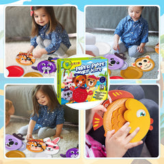 V-Opitos monkey plate craft encourages bright color use and creative problem solving.