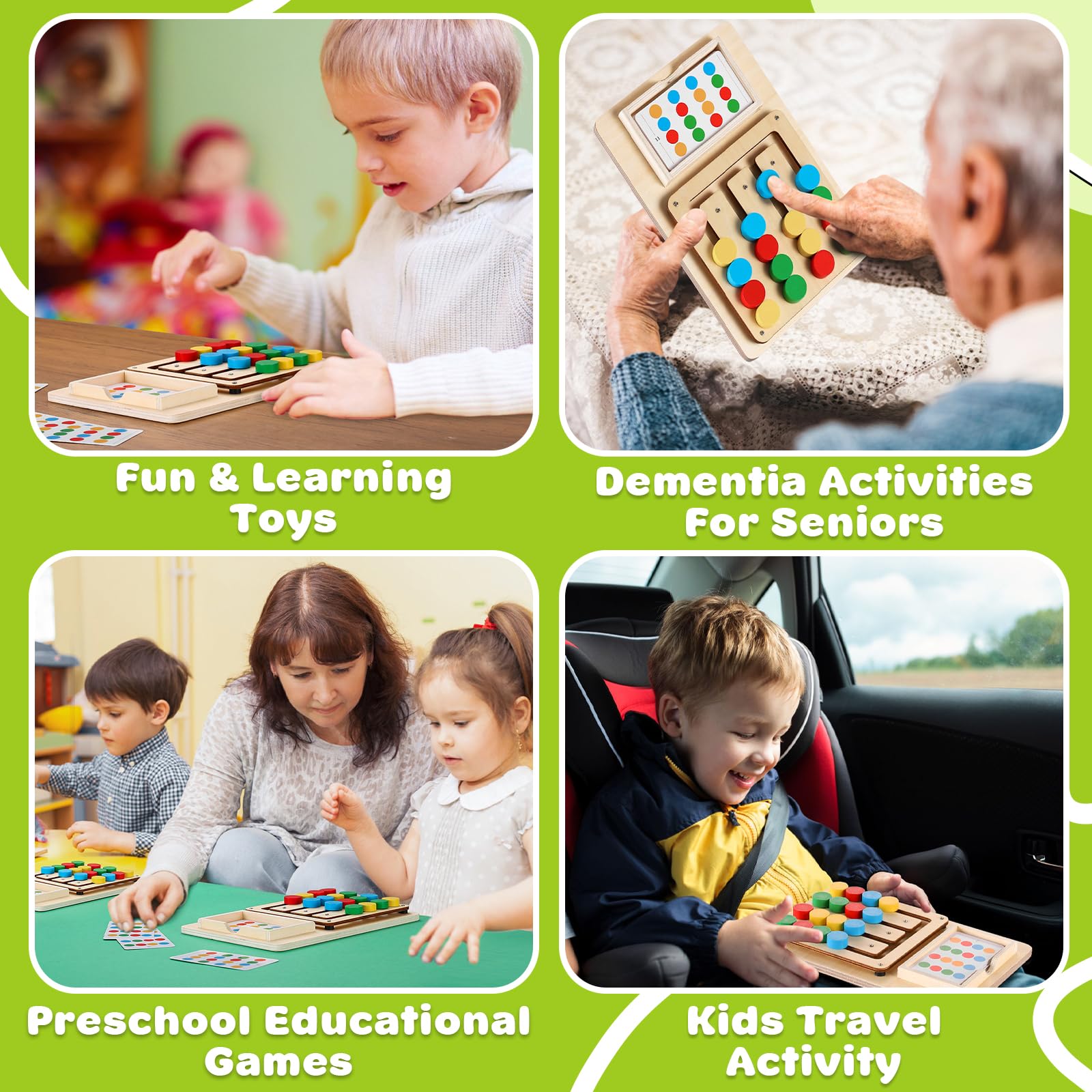 V-Opitos color matching puzzle as a thoughtful gift for ages 3 and up.