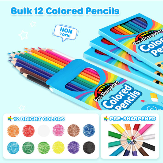 V-Opitos pre-sharpened colored pencils ready to use in seconds.