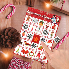 V-Opitos snowflake bingo chips for quick marking during rounds