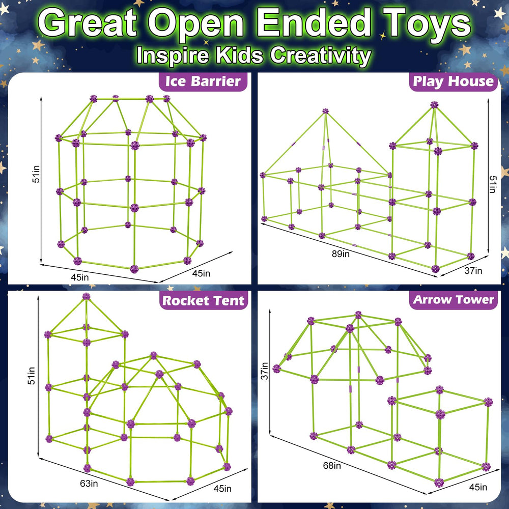 V-Opitos tunnels and play tent create cozy hideouts.
