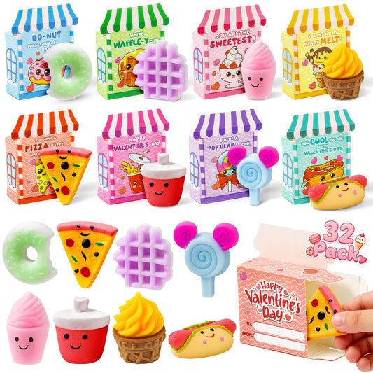 V-Opitos Valentines Ice Cream card design for classroom exchanges.