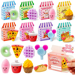 V-Opitos Valentines Ice Cream card design for classroom exchanges.