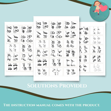 Vaanshie instruction cards guiding each puzzle