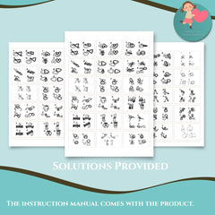 Vaanshie instruction cards guiding each puzzle