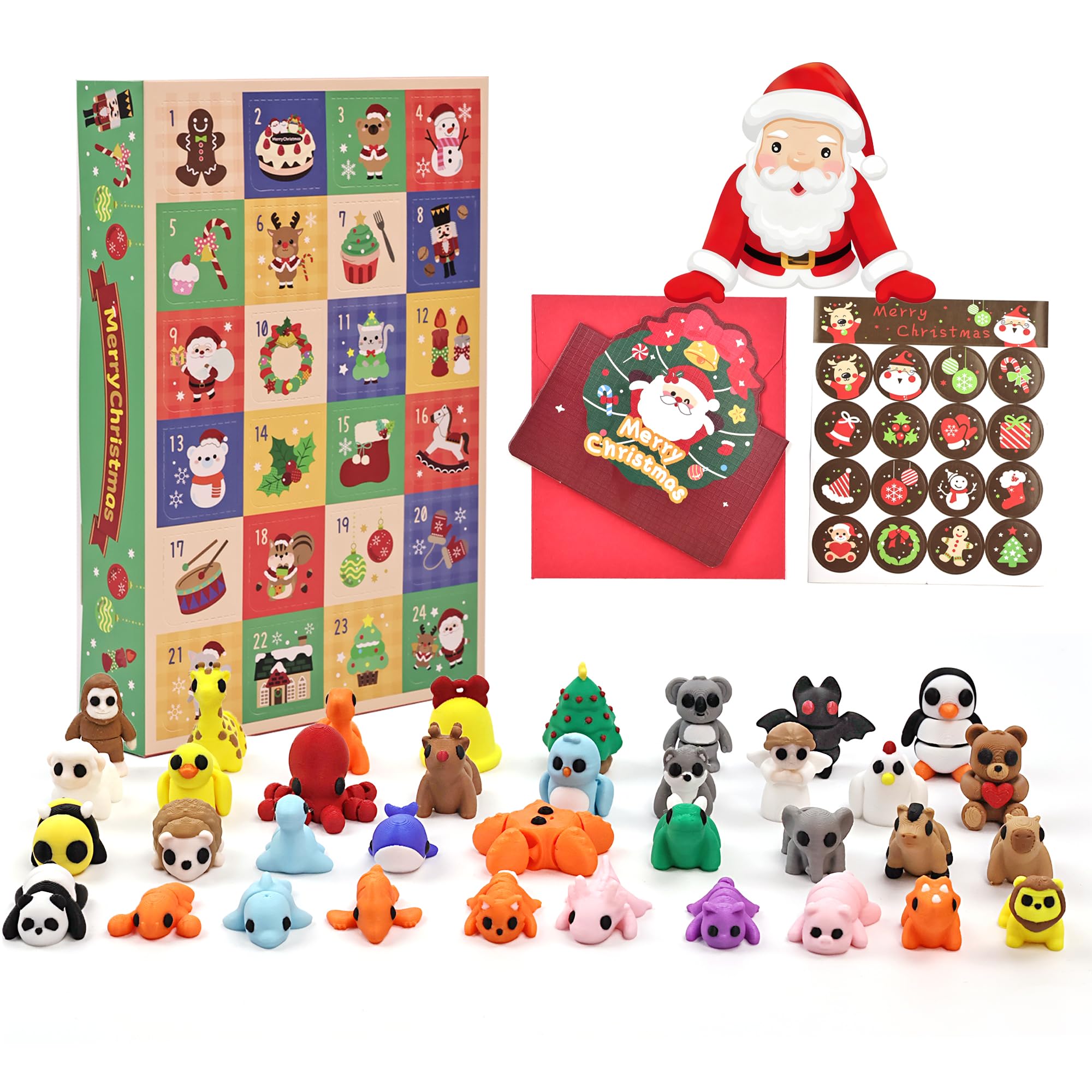 VABAO 36-piece animal figurines set for kids to trade and display.