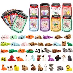 VABAO valentines cards with playful animal characters for classroom exchanges.