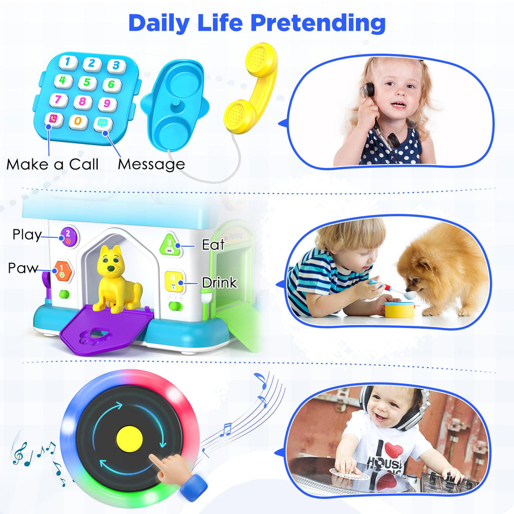 Vahome 14-in-1 Montessori toy radio and disc player adds musical discovery