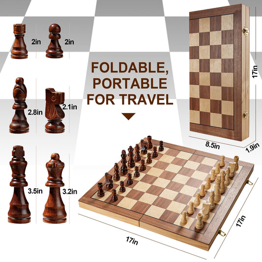 Vahome magnetic chess pieces stay in place during play