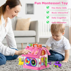 Vahome toy panel and buttons for exploration and cause-and-effect play